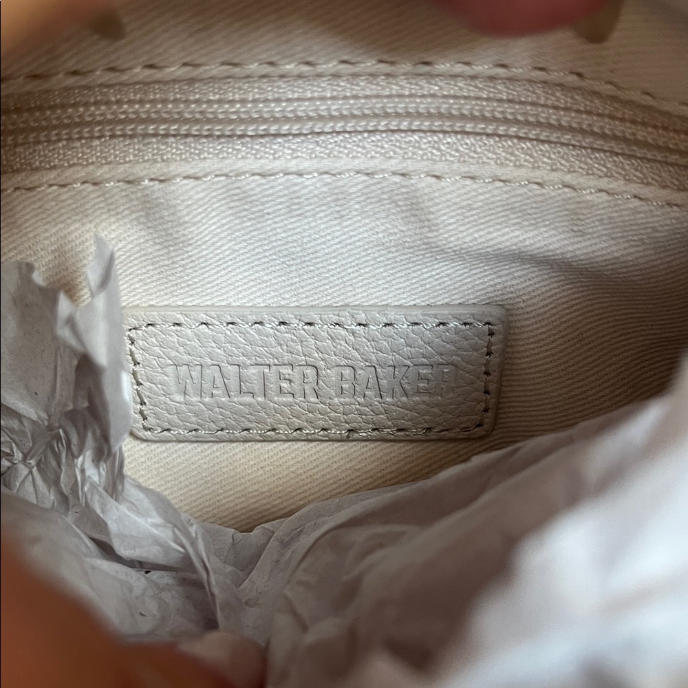 Walter Baker Woven Handle Jagger Leather Crossbody Bag - Picture 6 of 9